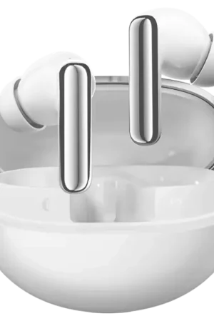 Économisez maintenant - Haylou Flowbuds N55 Blanc , ANC adaptatif, 54 dB, audio haute résolution LDAC - Écouteurs sans fil
