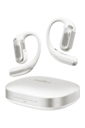 Best-seller | Écouteurs Shokz OpenFit Pro Blanc Open-Ear Bluetooth 5.3, 12 h d'autonomie (50 h avec le boîtier)