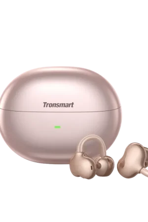 Produit tendance - Écouteurs Tronsmart OpenFly Clip S1010 Open-Ear Clip-On Or rose