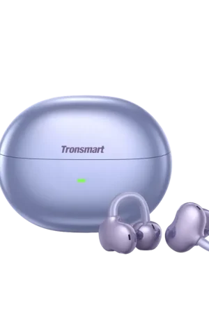 Écouteurs Tronsmart OpenFly Clip S1010 Open-Ear Clip-On Violet | Disponible maintenant