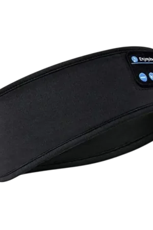 Bandeau élastique avec écouteurs Bluetooth Noir | Prix doux