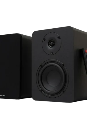 Enceintes Vulkkano A4 Arc MKII Noir 60W RMS Bluetooth 5.0, HDMI ARC, Optique | Prix imbattable