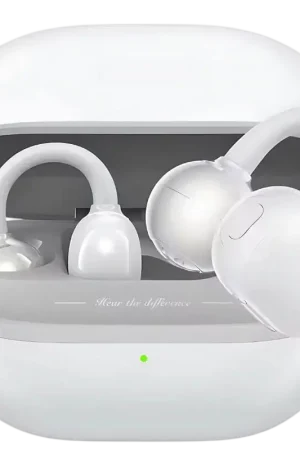 Achetez maintenant - SoundPEATS POP Clip Blanc - Écouteurs Bluetooth