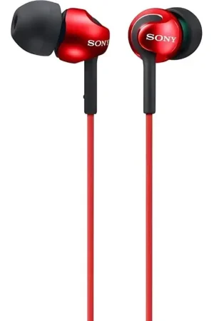 Achat sécurisé - Sony MDR-EX110AP Rouge - Écouteurs filaires