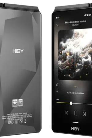 Préféré des clients - Hiby R6 III (Gen 3) 2025 Noir - Lecteur audio numérique haute résolution avec Dac Cs43198 Android 12