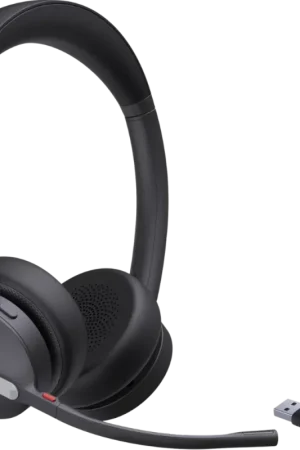 Yealink 1208704 - Casque stéréo sans fil Bluetooth (USB-C et USB-A) - Prix promo