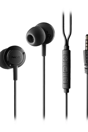 Nouveau produit - Écouteurs NGS Cross Drift Black In-Ear filaires jack 3,5 mm 16 Ω