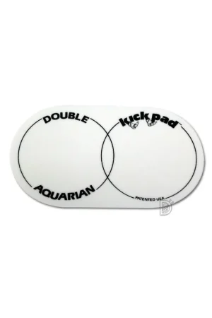 Premium | Aquarian Kick Pad DOUBLE pour grosse-caisse