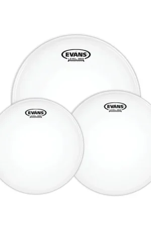 Incontournable - Evans&nbsp;ETP-G1CTD-S Packs de peaux de toms G1 sablées Standard (12" 13" et 16")