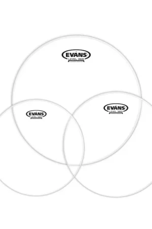 À ne pas manquer | Evans ETP-G2CLR-S Packs de peaux de toms G2 transparentes Standard (12" 13" et 16")