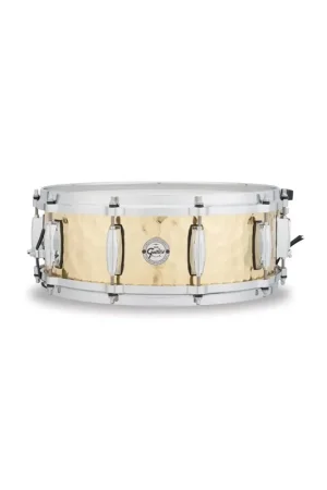 Premium - Gretsch S1-0514-BRH - caisse claire Silver Serie 14" x 5", Laiton martelé
