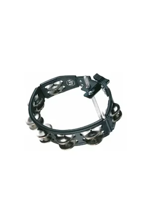 Latin Percussion LP160 - Tambourin Cyclop noir, clochettes acier - Super prix