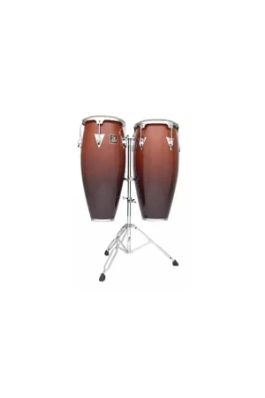 Réduction - Latin Percussion&nbsp;LP646-DW - Congas Aspire Set double stand Dark Wood