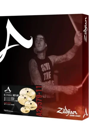 Nouvel arrivage | Zildjian A CUSTOM Set harmonique 14/16/20 + crash 18" OFFERTE