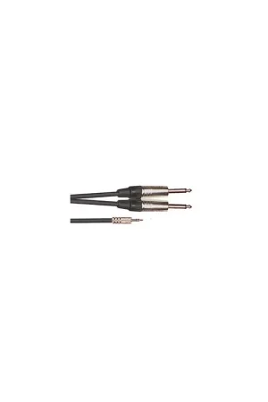 Yellow Cable Câble mini jack mâle stéréo 3,5mm / 2 jacks mâles mono 6,35mm - longueur 3m | Remise