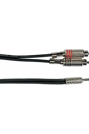Yellow Cable Câble bretelle 3m - 2 RCA mâles - 1 mini-jack stéréo - Économisez maintenant