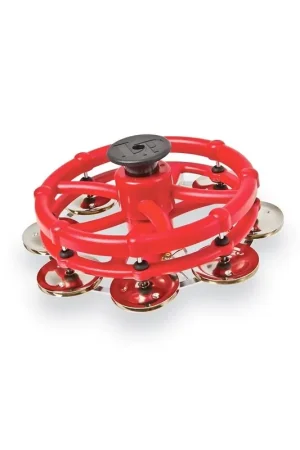 Envoi rapide - Latin Percussion&nbsp;LP193 - Tambourin click hi-hat, cymbalettes en acier plaqué nickel
