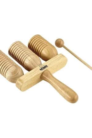 Dernier arrivage - Nino&nbsp;561 - Jeu 3 cloches A-GO-GO’S en bois