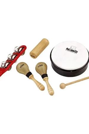 Nino SET1 - Lot 4 percussions + Housse - Retour facile