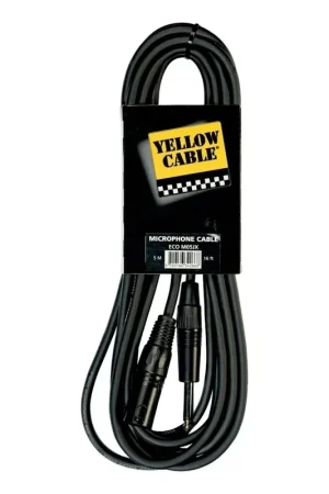 Nouveau chez nous - Yellow Cable M05JX - câble XLR mâle/jack 6,35mm mono - Longueur 5m