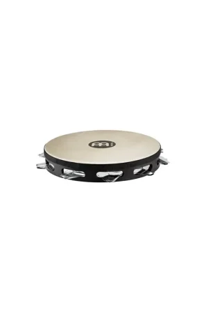 Best-seller | Meinl STAH1SBK - Tambourin Bois 10", 1 rangée de cymbalettes martelées triangulaires acier