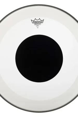 Commandez dès aujourd'hui | Remo POWERSTROKE 3 Transparente 22'' Grosse-caisse - avec large renfort noir