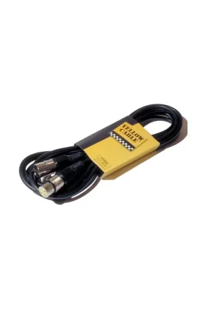 Yellow Cable M05X - câble XLR mâle/XLR femelle - Longueur 5 mètres - Disponible