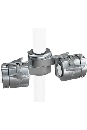 Direct fabricant | Yamaha&nbsp;HXDBII - Double bass clamp à angle réglable HEXRACK II pour raccord horizontal