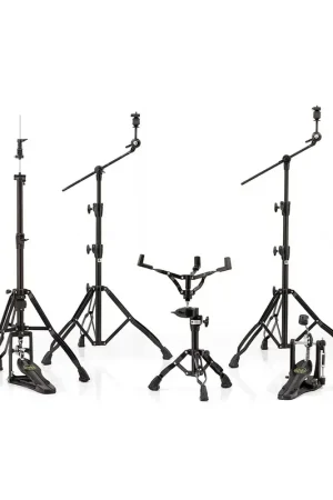 Mapex ARMORY HP8005EB - Pack hardware stands et pédales 5 éléments - EBONY BLACK - Coup de cœur des clients