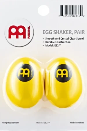 Derniers exemplaires | Meinl ES2-Y - Lot de 2 Shaker Oeufs - JAUNE