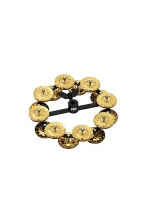 Tout nouveau - Meinl HTHH2B-BK - Tambourin hi-hat - 2 rangées cymbalettes Bronze