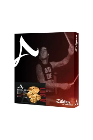 Zildjian A391 - Set cymbales A SERIES - Hihat 14'' + Crash 16'' + Ride 21'' + Crash 18" OFFERTE - Recommandé