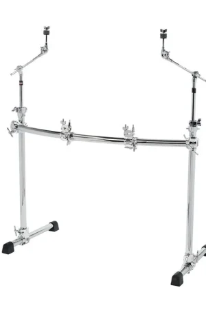Gibraltar GCS302C - Rack courbe Chrome avec 2 Multi-clamps + 2 perchettes - En stock
