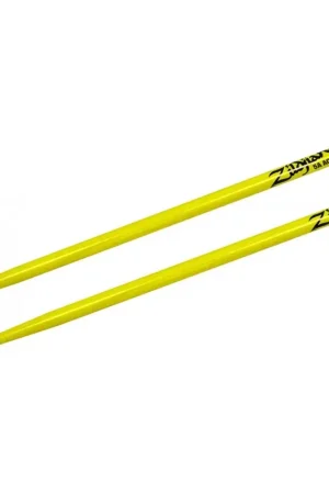 Zildjian Baguettes Hickory Series 5A Acorn - NEON YELLOW | Très demandé