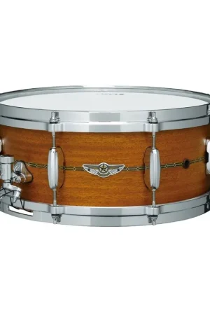 Tama TLH146S-OMH - Caisse claire STAR Solid Maple 14"x6" - Oiled Natural Mahogany W/ Metal Insignia - Prix malin