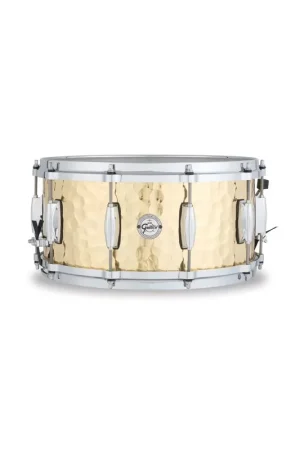 Gretsch S1-6514-BRH - caisse claire Silver Serie 14" x 6,5", en Laiton martelé - Prix mini