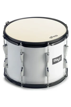 Stagg&nbsp;MATD-1310 - Tambour ténor de parade, 13 x 10", blanc, avec sangle - Bon prix