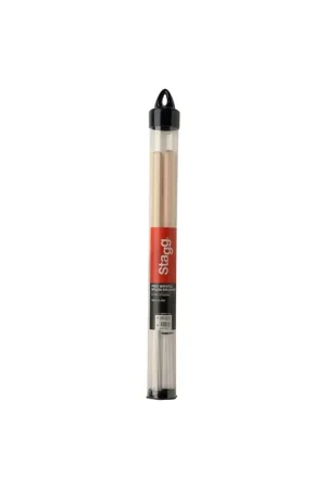 Super prix | Stagg SBRU10-WN - Balais multibrin en nylon, avec manche en érable