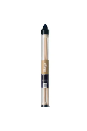 Premium | Stagg SM5A-TIM F30 - Paire de baguettes Combo-Tip en érable avec olive en bois 5A et tête en feutre (30 mm de diamètre)