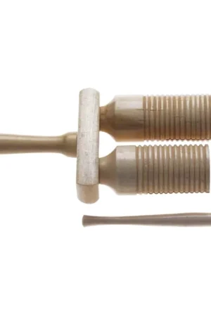 Stock presque épuisé | Stagg AGG-55 - Agogô en bois à deux tons, avec maillet