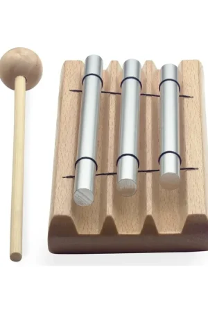 Stagg&nbsp;TC-3 NOTE - Carillon de table, trois notes (do - mi - sol), avec mailloche - Prix choc