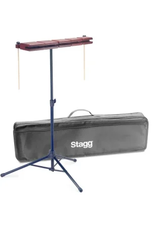 Stagg WB-SET 5B - Blocs chinois en bois, 5 pièces | Retour facile