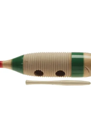 Stagg GUF-141S - Petit güiro en bois en forme de poisson, avec mailloche - Quantité limitée