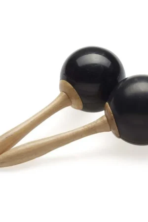 Stagg MRF-26BK - Paire de maracas traditionnelles en fibre, noires | Remise