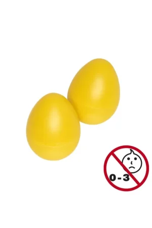 Cette semaine uniquement - Stagg EGG-2 YW - Paire de Egg Shakers en plastique