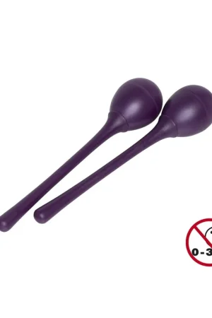 Disponible dès maintenant | Stagg EGG-MA L/PP - Paire de maracas oeufs en plastique à long manche