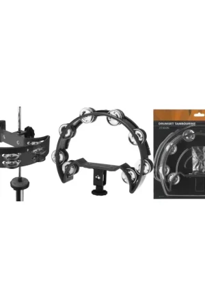 Stagg&nbsp;TAB-D BK - Tambourin demi-lune en plastique pour charley | Ajoutez au panier