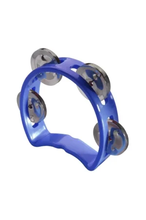 Haute qualité - Stagg TAB-MINI/BL - Mini tambourin en plastique avec 4 cymbalettes