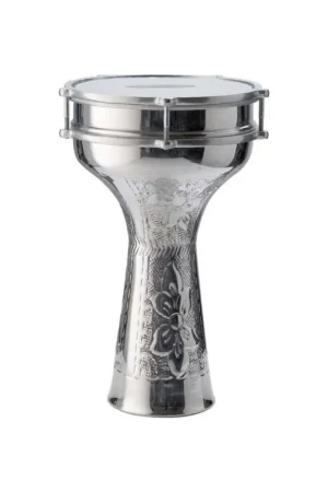 Stagg&nbsp;ALM.HB20 - 20 cm Darbuka aluminium martelé avec clef d'accordage | Dépêchez-vous