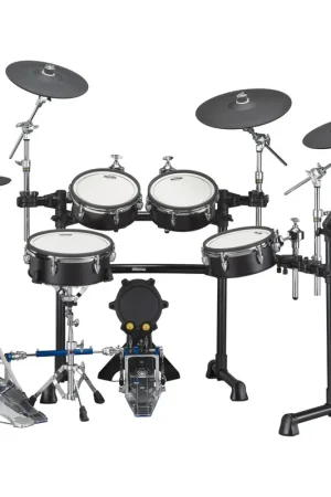 Yamaha&nbsp;DTX8K-X BF - Kit batterie électronique DTX8 pads SILICONE TCS - Black Forest | Expédition immédiate